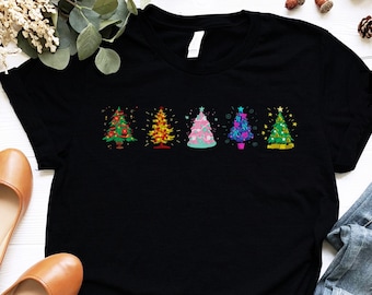 Christmas Shirts, Merry and Bright Shirt, Christmas Tree, Christmas Tshirt, Holiday Shirt, Christmas Shirt, Merry and Bright, Christmas Tee