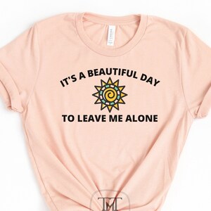 It&#39;s A Beautiful Day To Leave Me Alone Shirt, Funny Shirt For Men Women, Birthday Gift Idea, Gift For Christmas