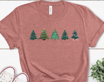 Christmas Shirts, Merry and Bright Shirt, Christmas Tree, Christmas Tshirt, Holiday Shirt, Christmas Shirt, Merry and Bright, Christmas Tee