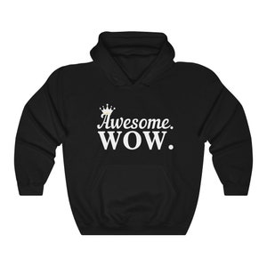 Ehrfürchtig Wow Unisex schwere Mischung Kapuzen Sweatshirt