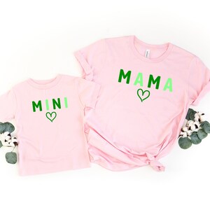 Mommy And Me Mama - Mini Matching Shirt, Matching Valentines Shirt, Mother Daughter Shirts, Mommy Valentine Gift, Valentines Gift For Kids