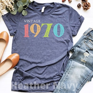 51st Birthday Shirt, Vintage 1970 Shirt, 51st Birthday Gift For Women, 51st Birthday Gift For Men, Friend 51st Birthday, 51st Birthday Woman