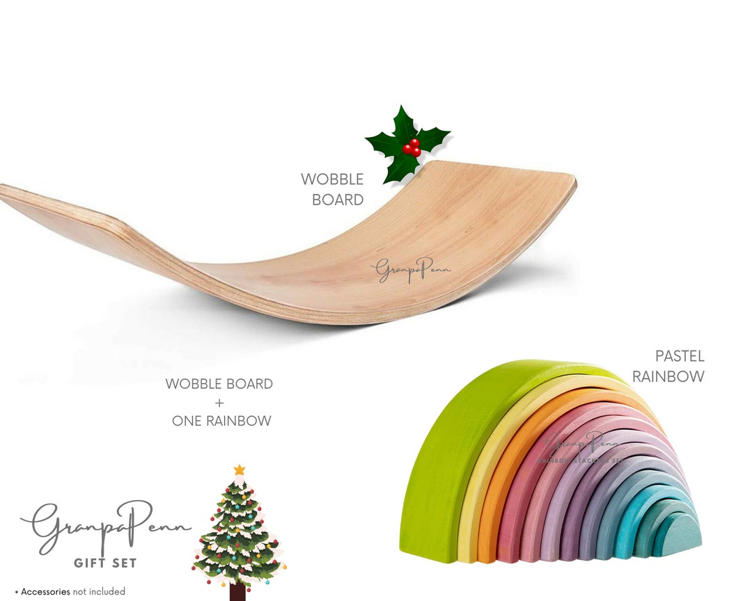 Rainbow wobble board hot sale