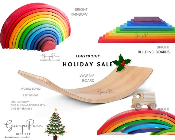 Rainbow wobble online board