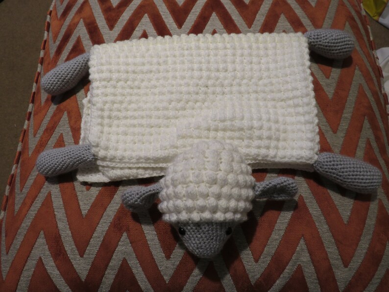 Baby Lamb Comfort Blanket Etsy