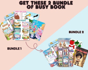 Toddler Learning Binder Digital Download Editable Canva Template Busy Books Learning Bundle Preschool 11 Designs