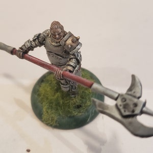 RPG Miniatures: Halberdier Fighter