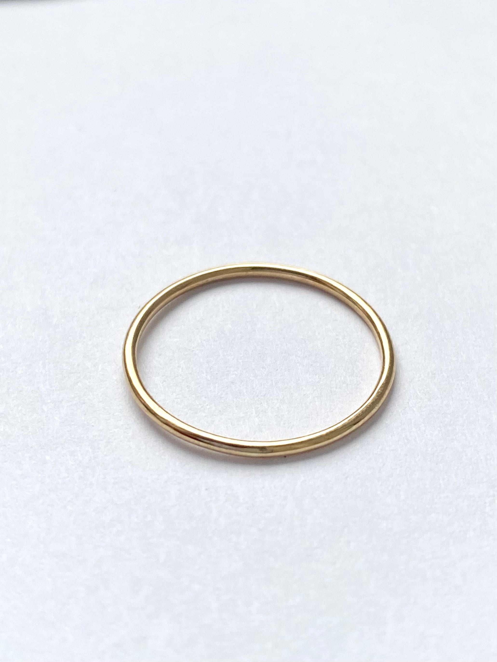 Thin 10k store gold ring