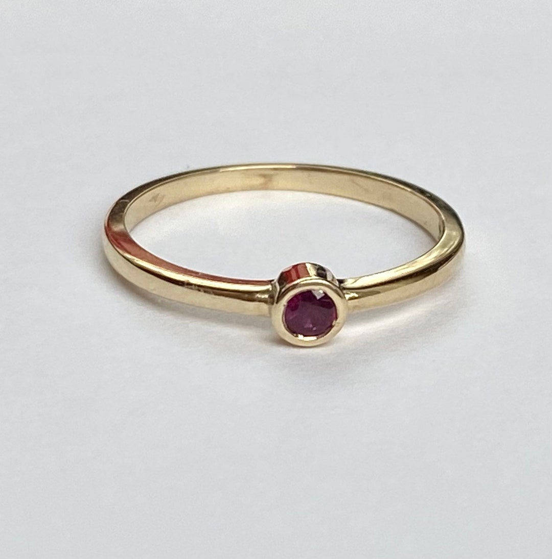 gold ruby ring stackable gold ring july ring natural... Ruby Ring Gold , 14K Solid Gold, July Birthstone Ring, Stackable Rings ...