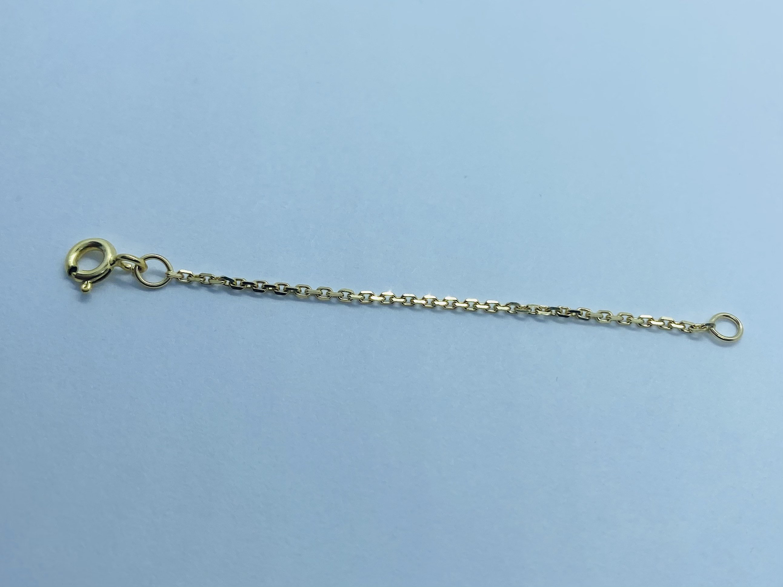 Gold Chain Extender 10K Solid Gold Necklace Extender Etsy