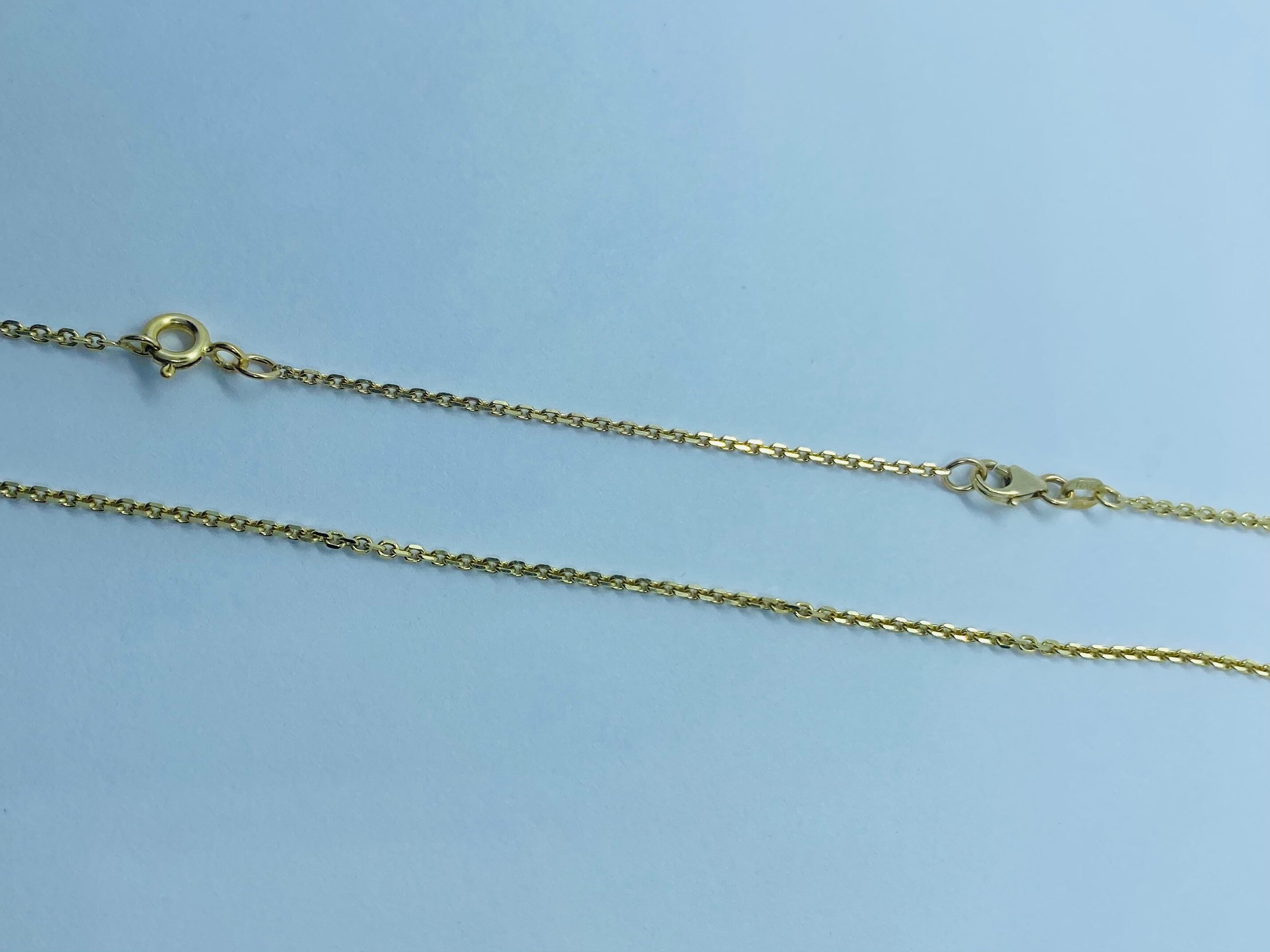 Gold Chain Extender 10K Solid Gold Necklace Extender Etsy