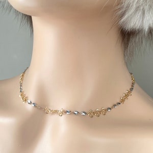 Gold Necklace for Women, 14K Solid Gold Clover Chain, Gold Fine Jewelry, Birthday Gift for Mom, Summer Jewelry, Christmas Gift