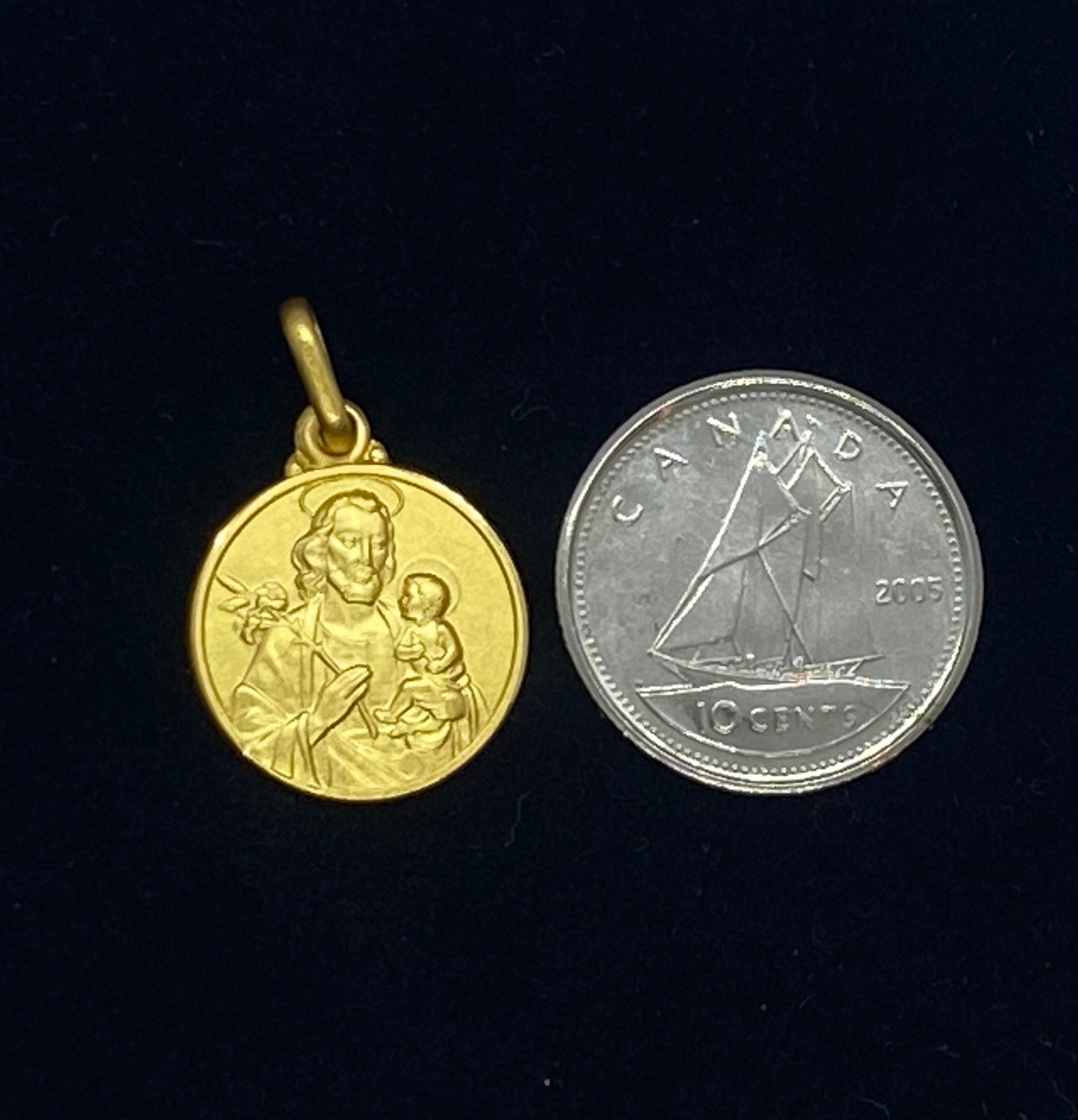 St joseph necklace gold Clearance