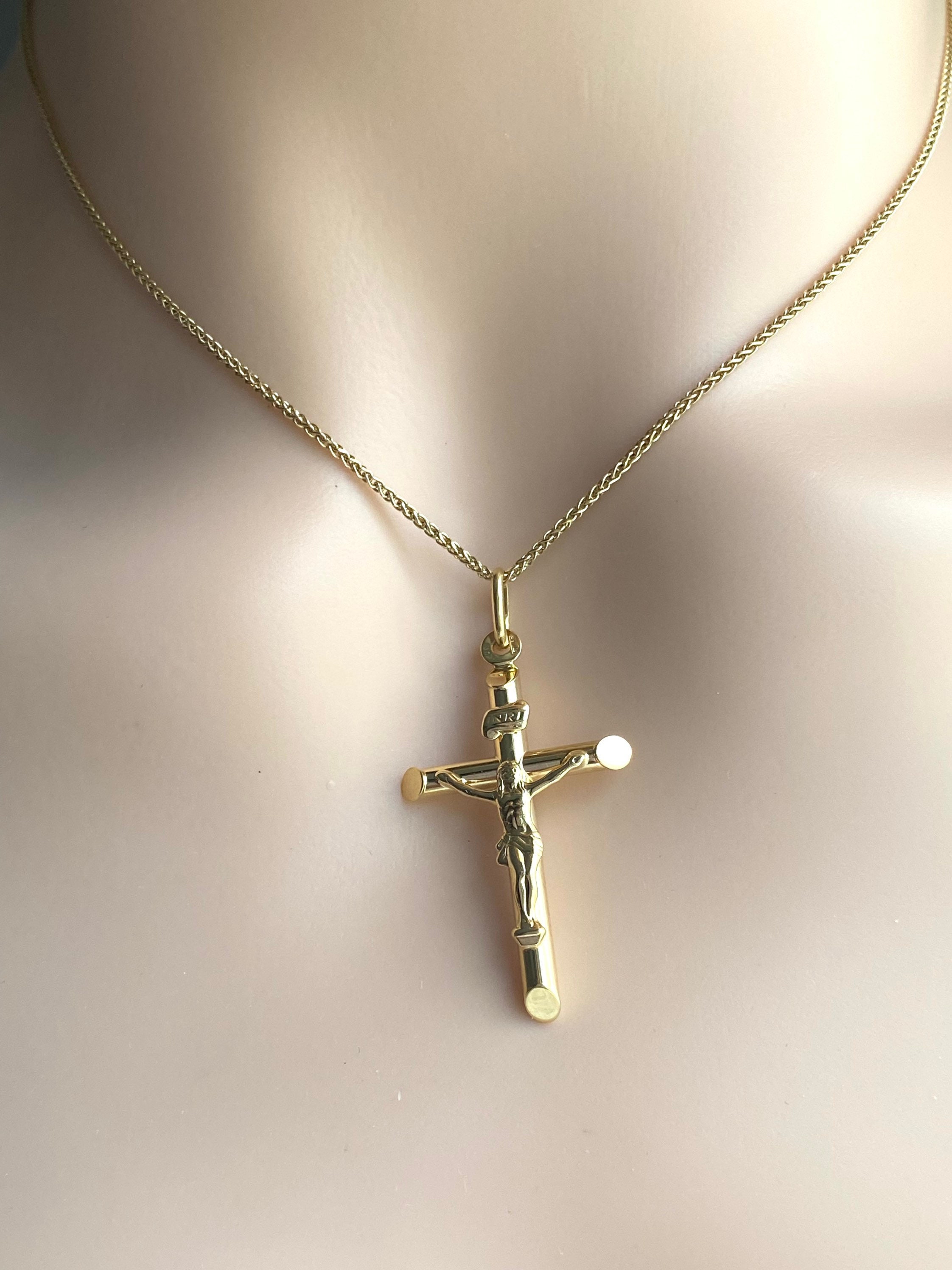 925 Sterling Silver Women Chain Christian Jewelry Cross INRI Crucifix Piece  Infinity Pendants & Necklaces Christmas Gift - AliExpress