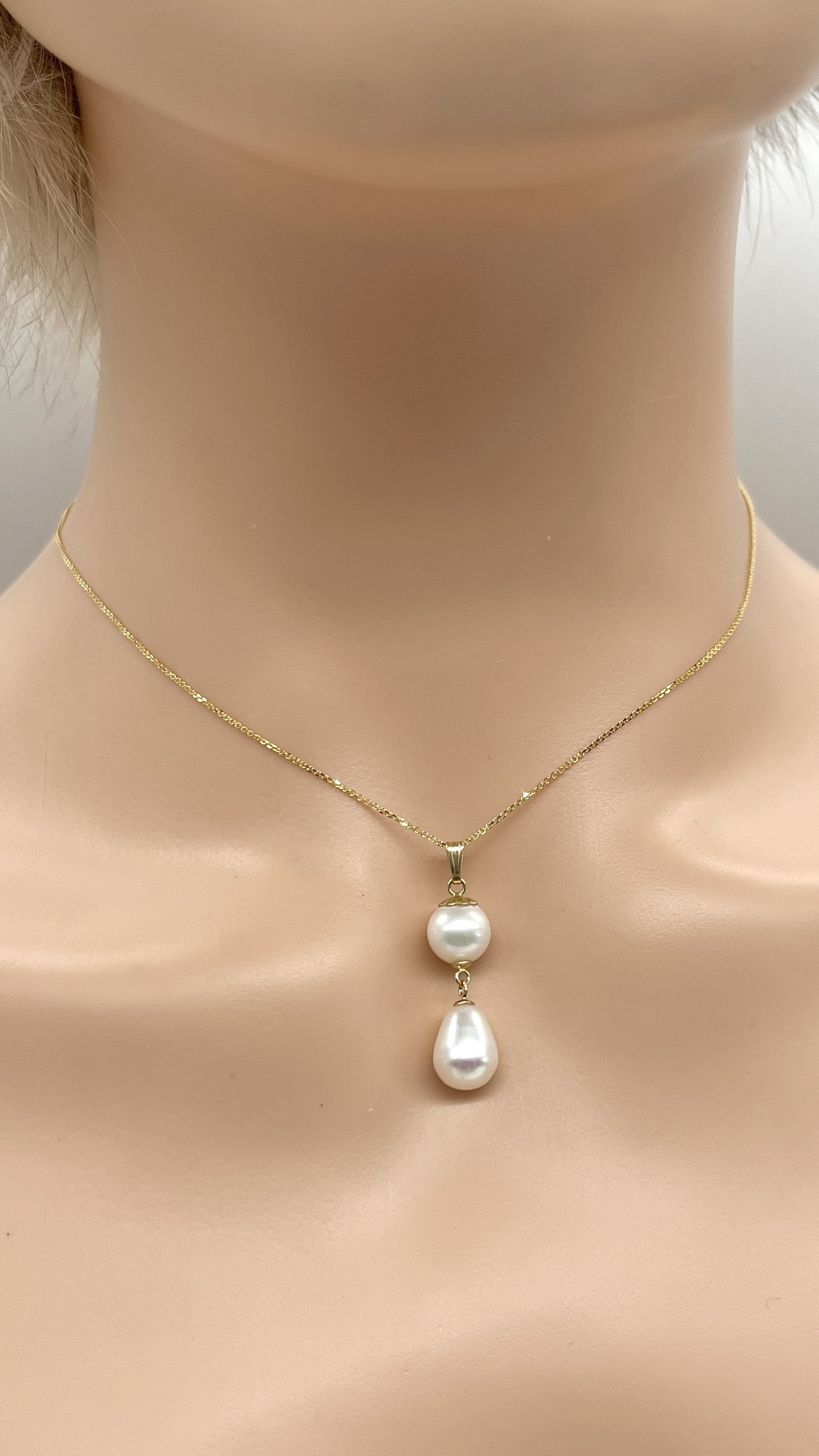 ネックレス・ペンダント VINTAGE HOLLYWOOD Flower Drop Pearl Necklace BMR676 Pearl Crystal Drop Necklace, Hollywood Glam Statement