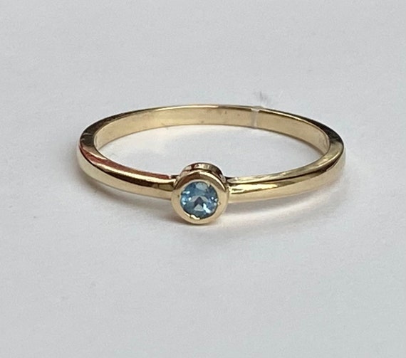 March birthstone shop rings gold