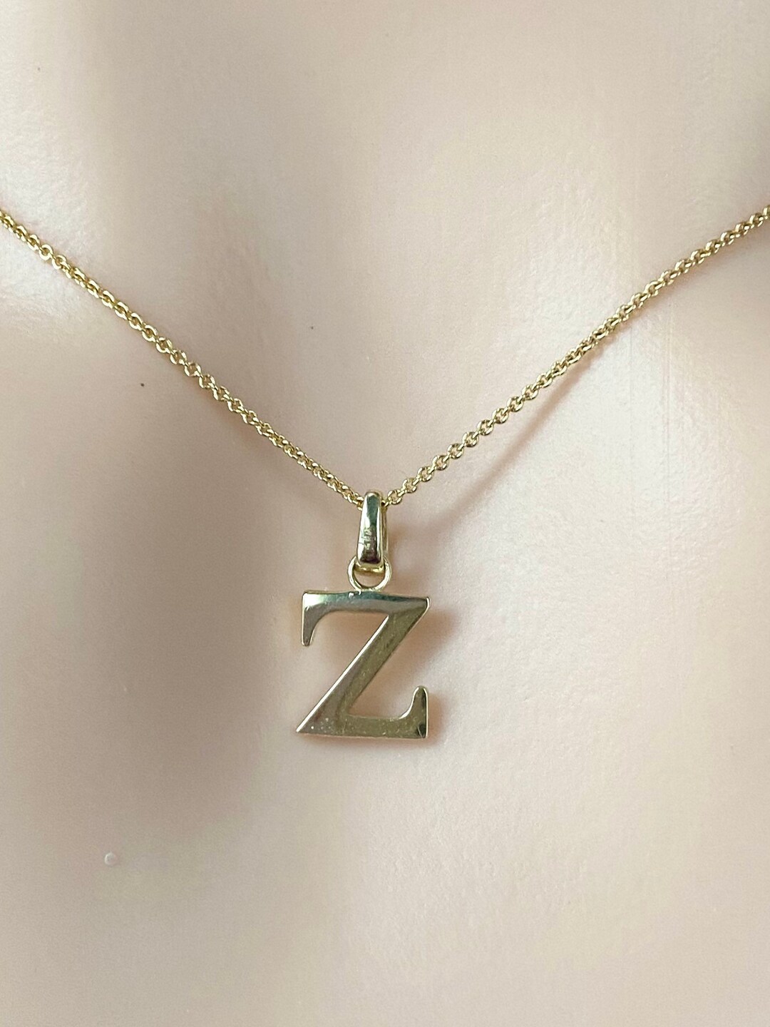[CELINE]★Alphabetic Gold Necklace★Character M Mini Pendant CELINE]☆Alphabetic Gold Necklace☆Character M Mini Pendant
