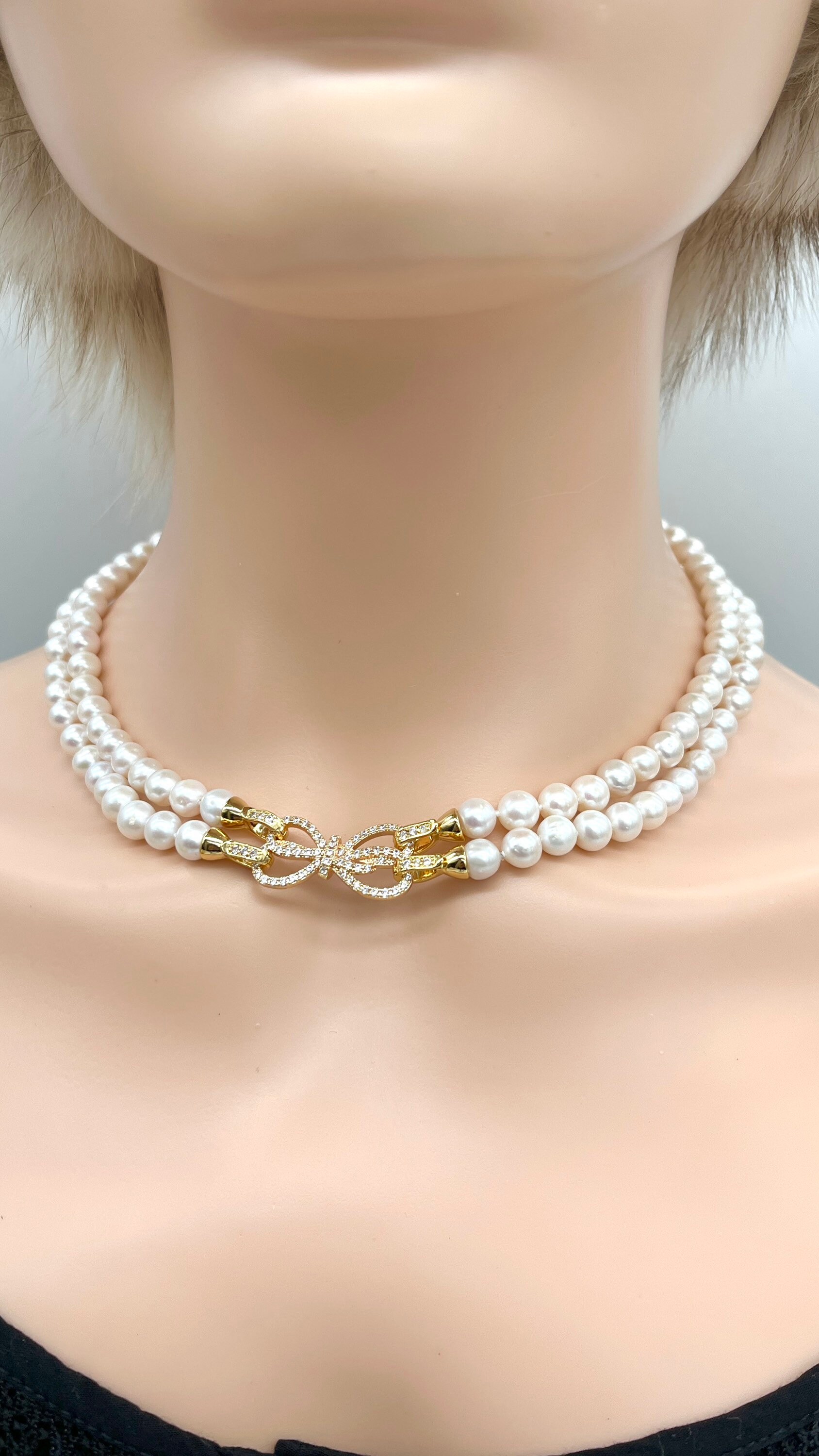 ブレスレット LOVE ME MONSTER Two Line Pearl Bracelet L233MBC020 ☆人氣☆LOVE ME MONSTER☆Two Line Pearl Bracelet