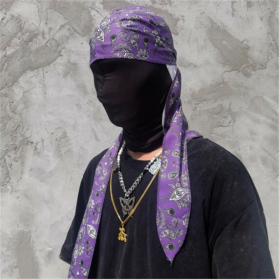 Satin Men Cashew Flowers Cap Hip Hop Du 