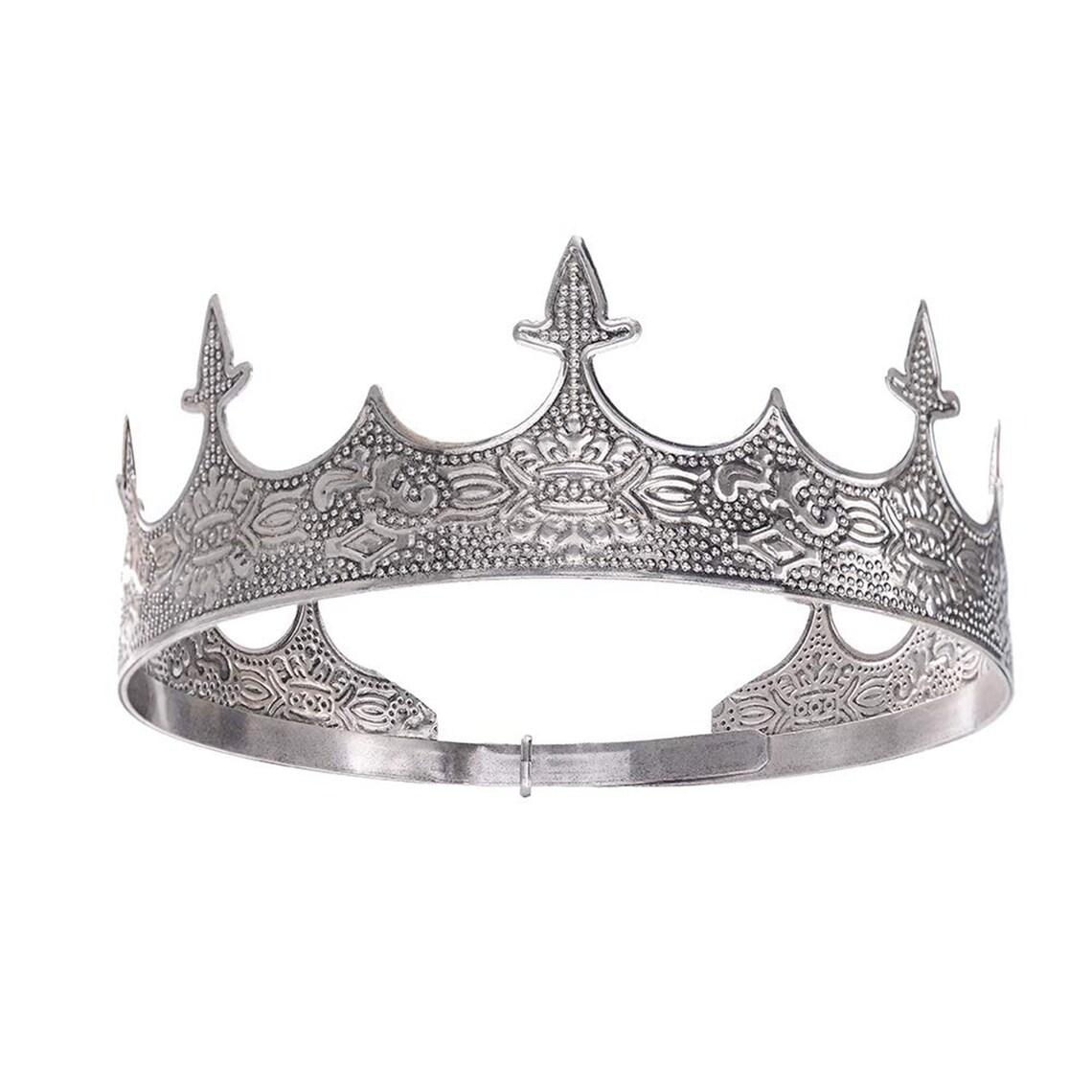 Antique Silver King Crown Men's Crown for Prom Party Etsy