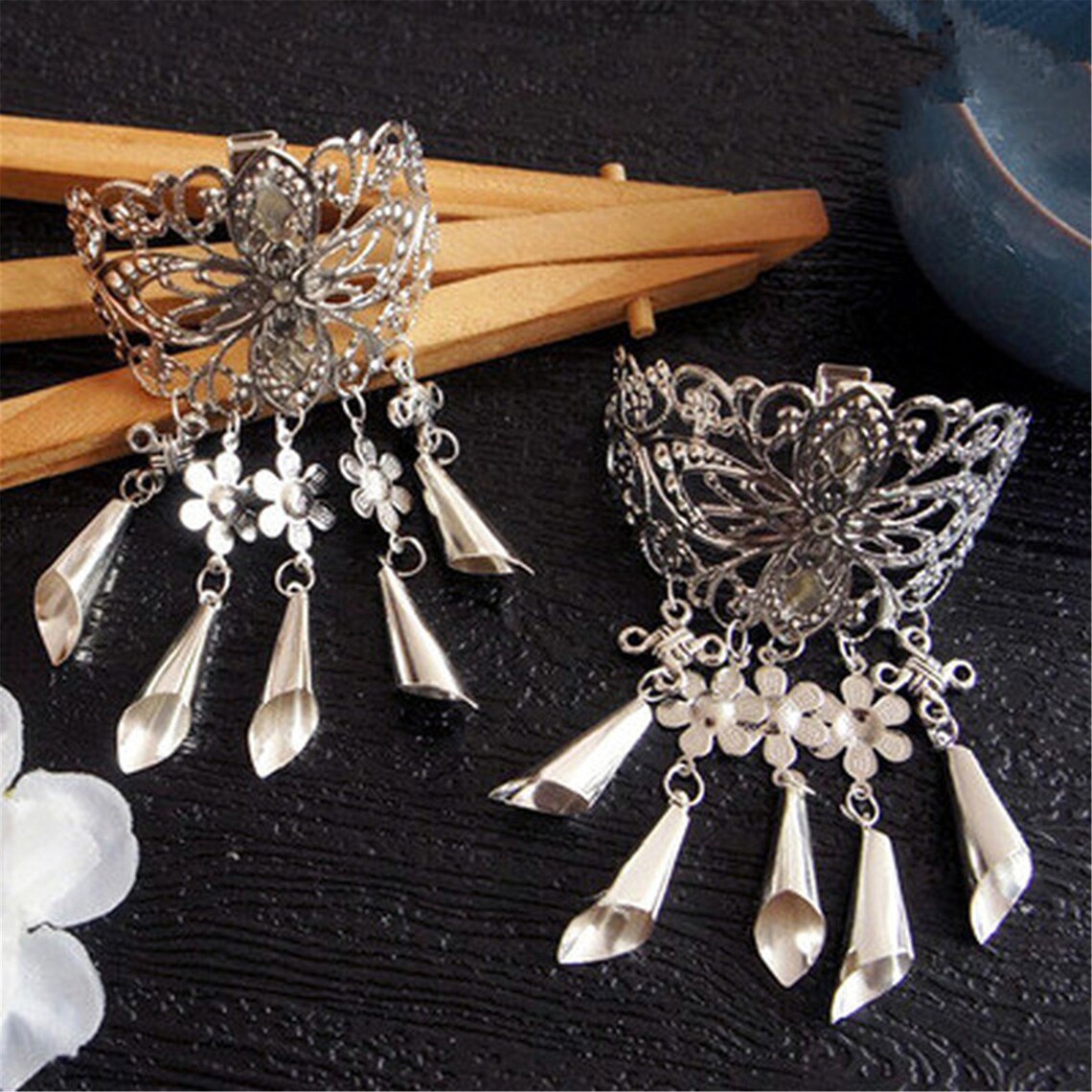 Chinese Style Hair Clips for Women Flower Hairpin Girls Etsy