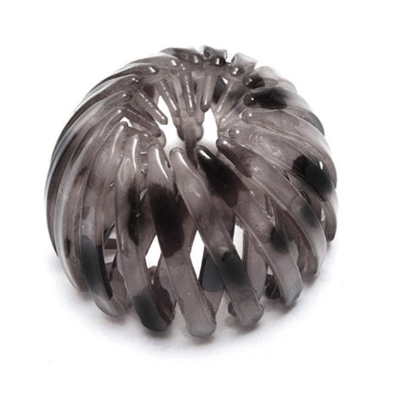 Women's Bird Nest Expanding Crystal Tail Hair Bun Holder Clips Claw Accessories Women's Bird Nest Expanding Crystal Tail Hair Bun Holder Clips Claw Accessories