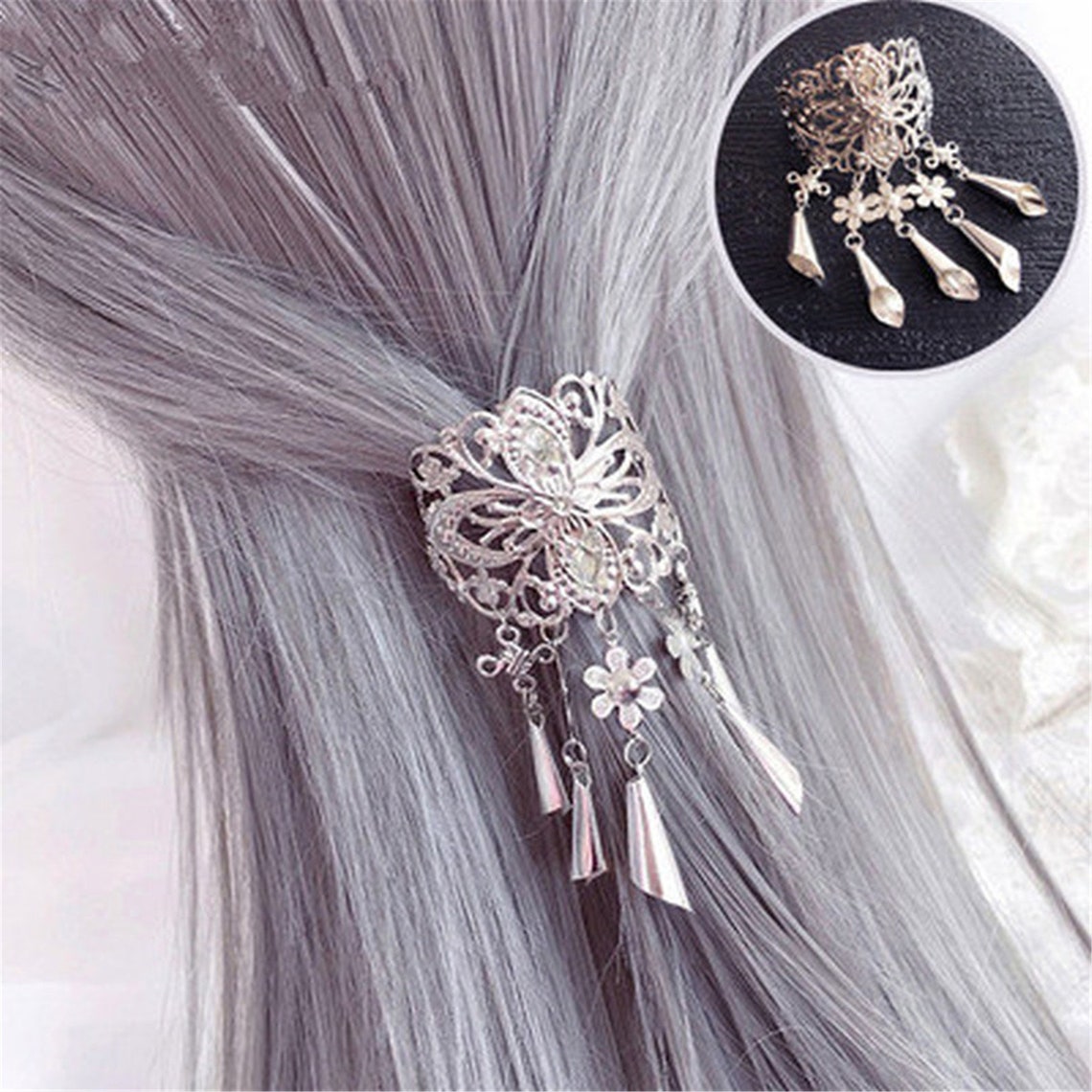 Chinese Style Hair Clips for Women Flower Hairpin Girls Etsy