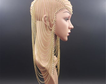 Head Jewelry Chain | Etsy