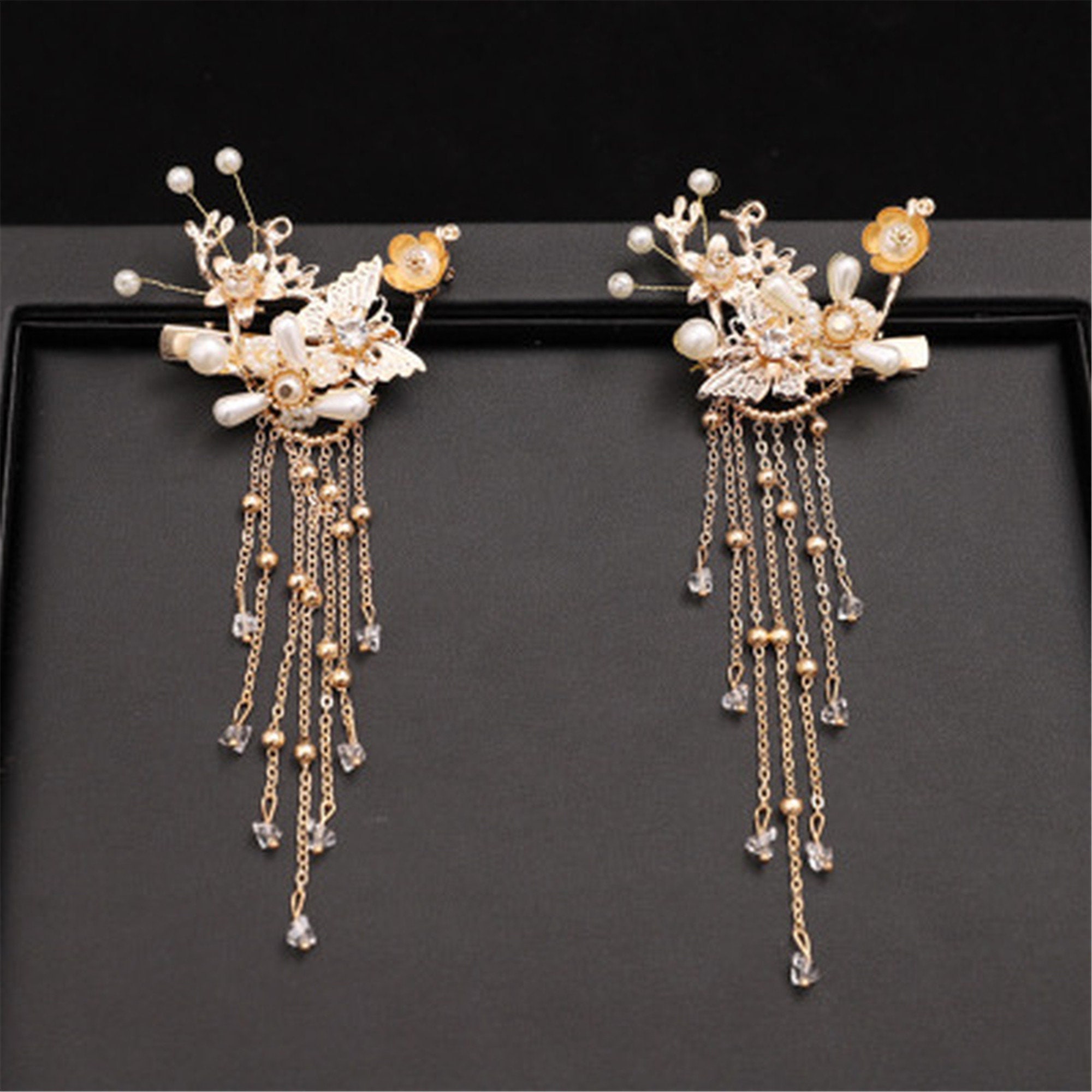 Traditional Chinese Hairpin Gold Hair Combs Wedding Hair Etsy