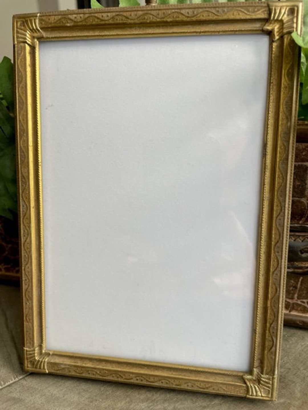 5x7 Vintage Gold Frame MCM Gold Frame 5x7 Vintage Metal Etsy