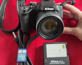 Digital camera Nikon Coolpix P510 Black, working digital camera