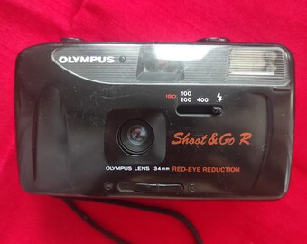 ヴィンテージ オリンパス Shoot&Go R フィルムカメラ - 34 mm レンズ