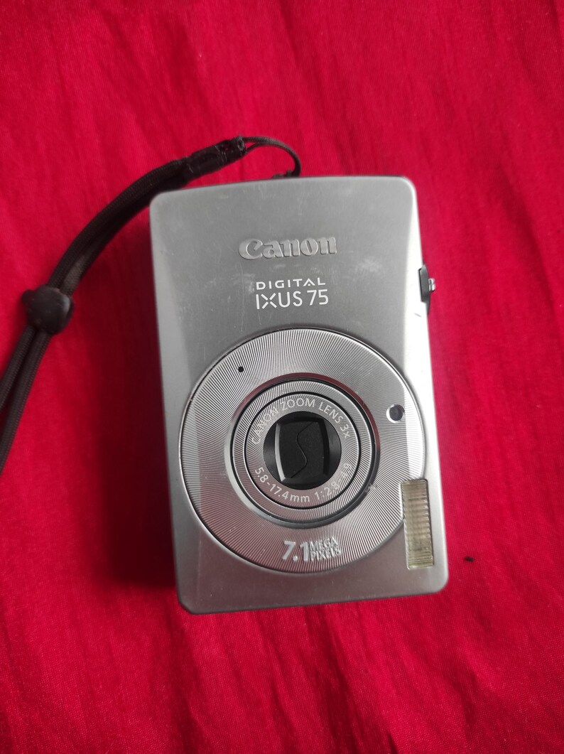 Digital Camera Canon DIGITAL IXUS 75 , Working Digital Camera Etsy