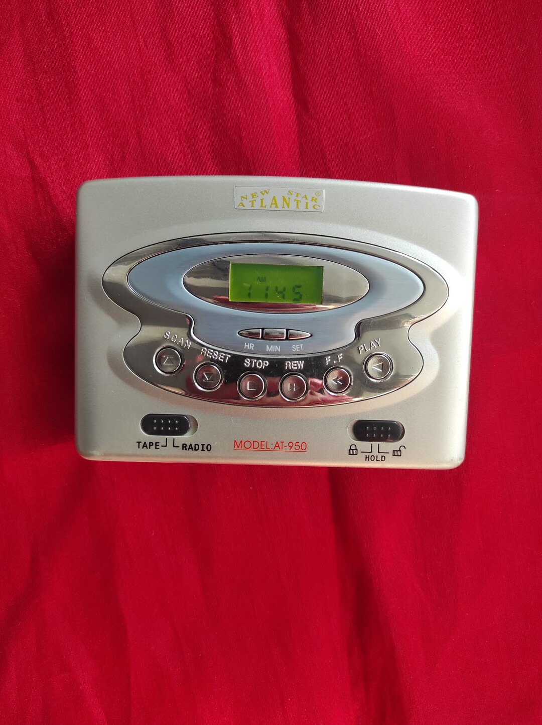 Vintage Cassette Player Atlantic Rare Cassette Player Etsy