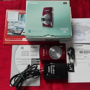 Digital camera Compact digital camera Canon Ixus 145 16 MP with 8x zoom., working digital camera