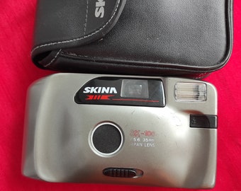 Vintage film camera Skina SK-106, working film camera, point and shoot camera