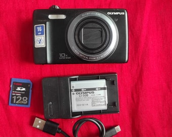 Olympus VR-360 16MP 12.5 倍ズーム コンパクト デジタル カメラ