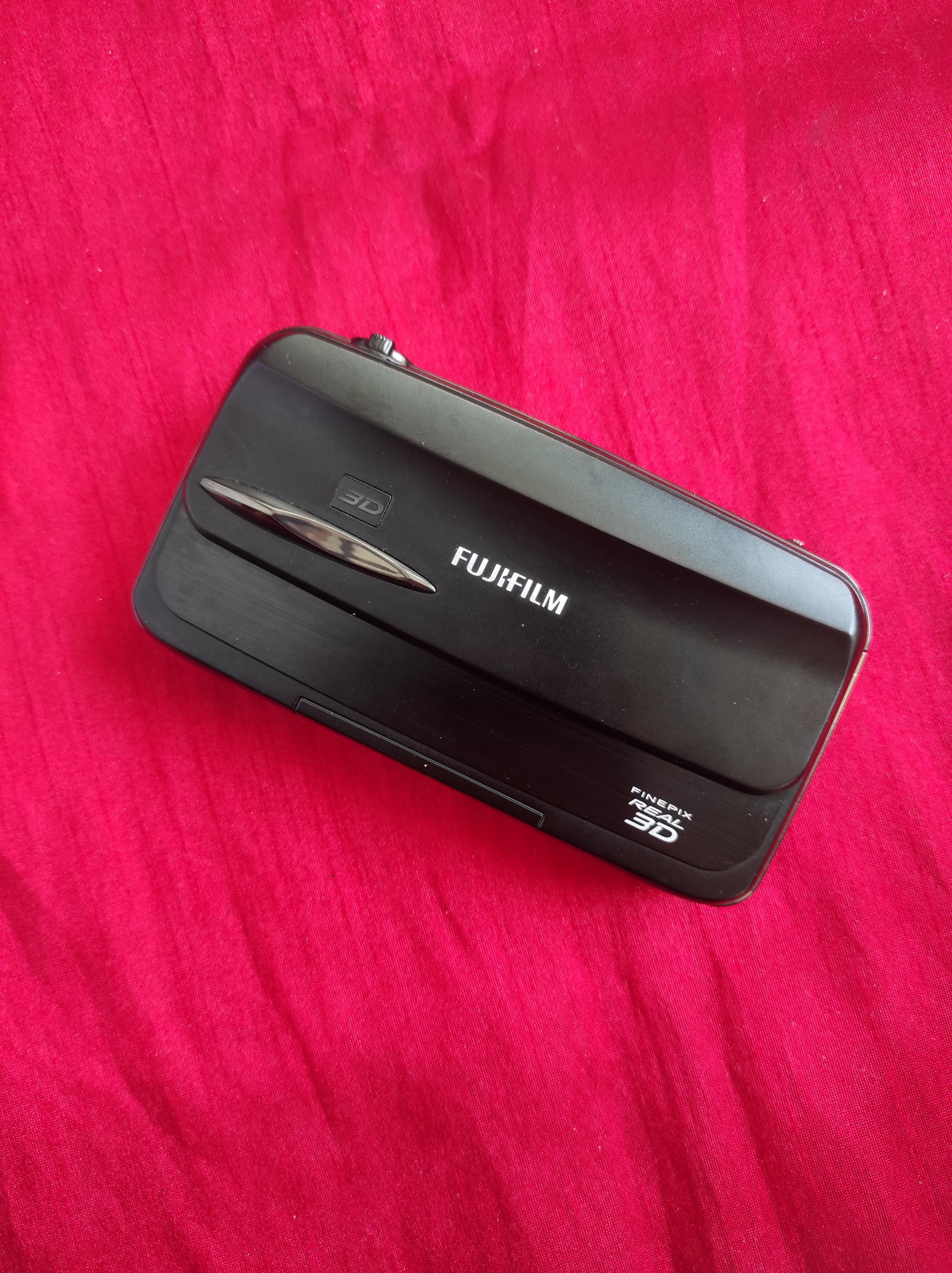 Digital Camera Fujifilm Finepix Real 3D W3 Black, Working Digital Camera Fujifilm Finepix Real 3D W3 Black, Working
