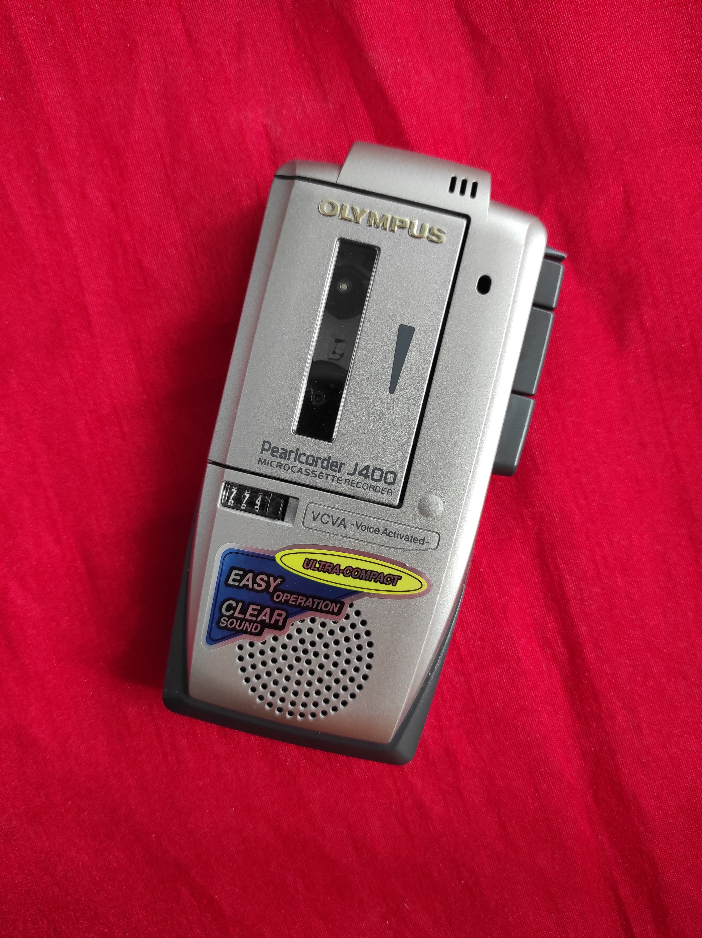 Olympus Pearlcorder J400 Vintage Voice Recorder Microcassette Etsy
