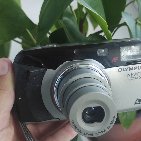 Vintage camera Olympus Newpic Zoom 90 APS Camera. Working film camera.