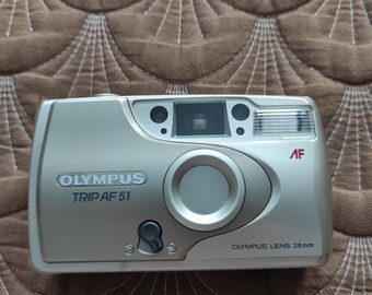 Olympus Trip AF 51 vintage camera, detection and shooting camera, working film camera