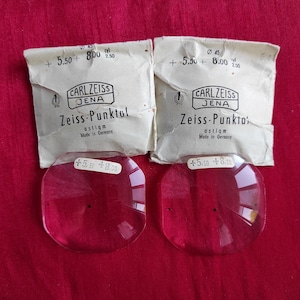 Vintage lenses for Carl Zeiss Jena glasses