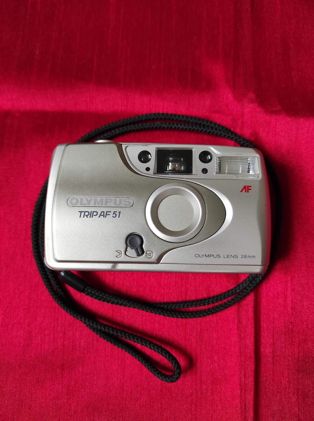 Olympus Trip AF 51 Film Camera, 28mm Lens, 90s Vintage Israel