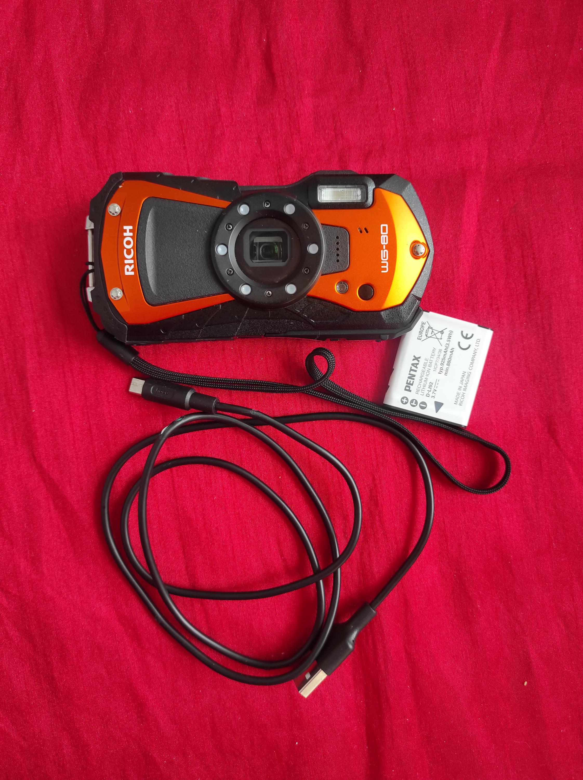 Ricoh WG-80 Compact Digital Camera, Waterproof, 16MP - Etsy Israel
