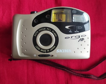 Vintage film camera Skina ergo , working film camera, point and shoot camera