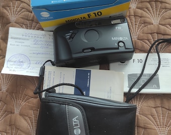 Vintage Minolta F10 Film Camera, Tested & Working