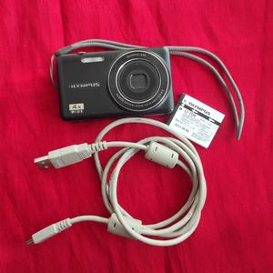 Digital camera Olympus VG-150 Black, working digital camera