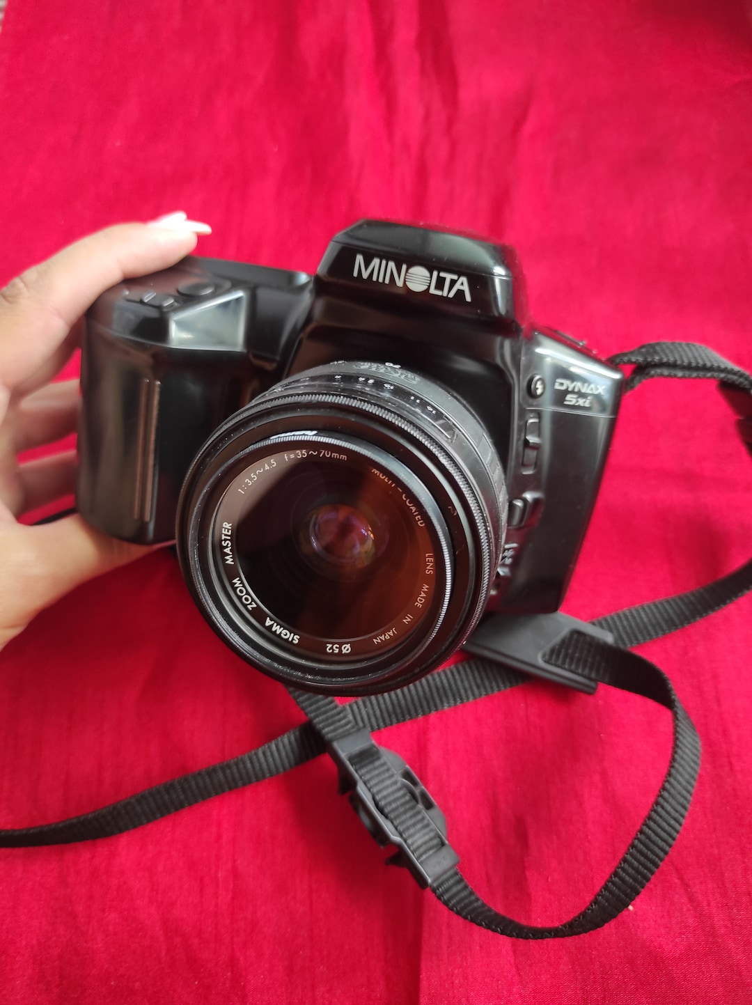Vintage Minolta Dynax 5xi Film Camera With Sigma Zoom Lens - Etsy