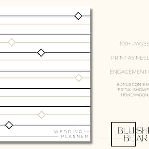 Ultimate Bridal Binder / Printable Wedding Planner / Wedding Notebook / Newlywed Gift / Engagement Gift / Printable Planner