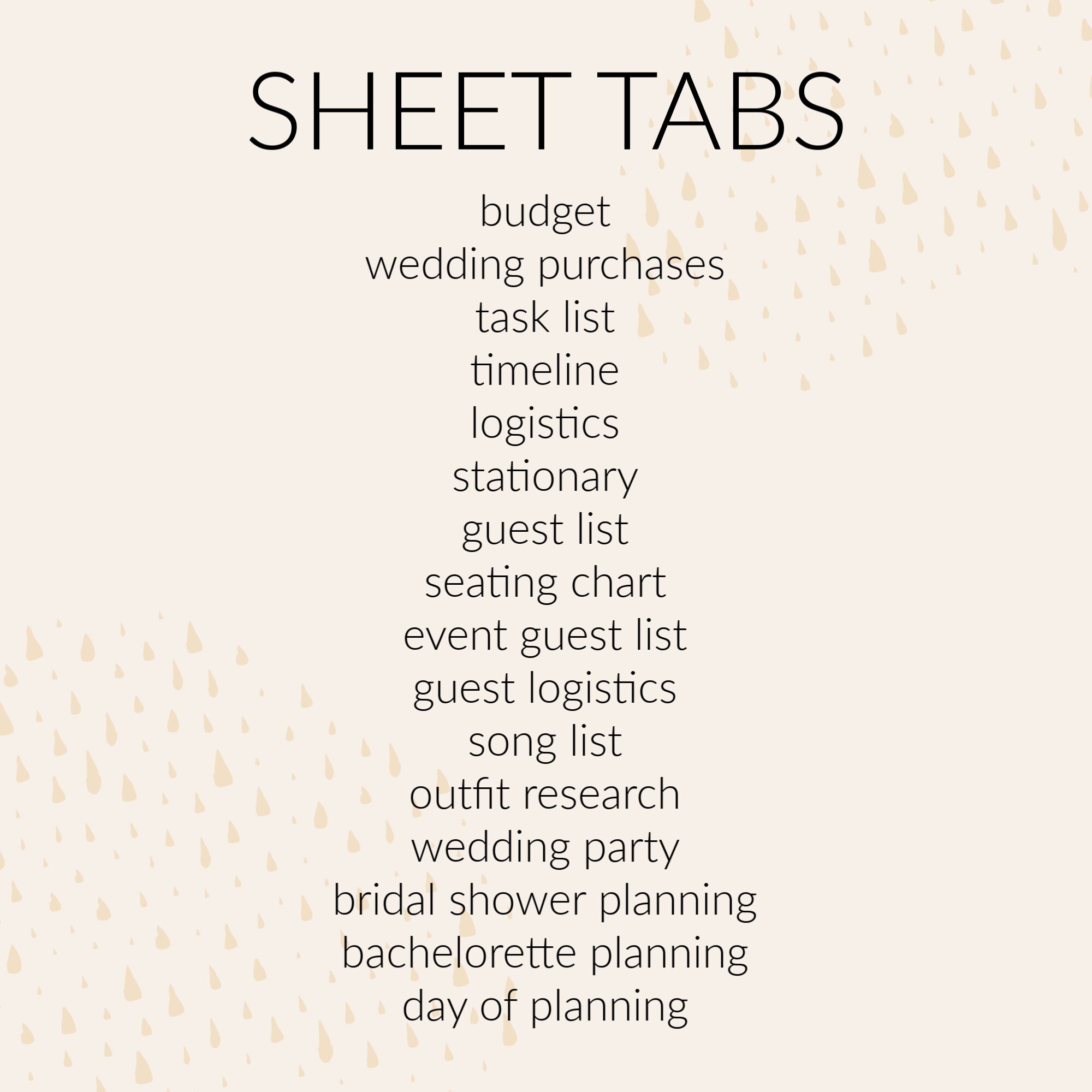Ultimate Wedding Planner Gsheet Template Etsy